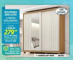 Lojas Cem Roupeiro zini luxo oferta