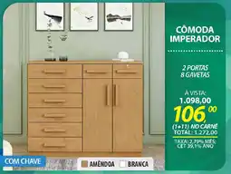 Lojas Cem Cômoda imperador oferta
