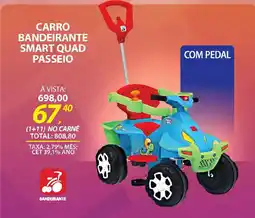 Lojas Cem Carro bandeirante smart quad passeio oferta