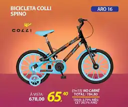 Lojas Cem Bicicleta colli spino oferta