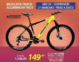 Lojas Cem Bicicleta track aluminium troy oferta