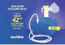 Lojas Cem Inalador techline nb-01 oferta