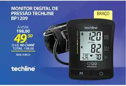 Lojas Cem Monitor digital de pressão techline bp1209 oferta