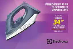 Lojas Cem Ferro de passar electrolux vapor esi10 oferta
