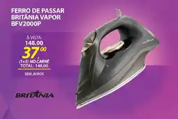 Lojas Cem Ferro de passar britânia vapor bfv2000p oferta