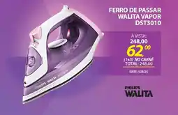 Lojas Cem Ferro de passar walita vapor dst3010 oferta