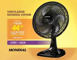 Lojas Cem Ventilador mondial vsp40b oferta