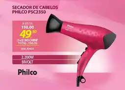 Lojas Cem Secador de cabelos philco psc2350 oferta
