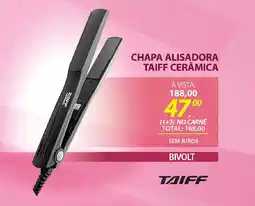 Lojas Cem Chapa alisadora taiff cerâmica oferta