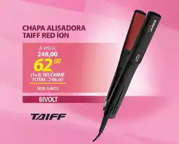 Lojas Cem Chapa alisadora taiff red íon oferta