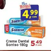 Rossi Supermercado Creme Dental Sorriso oferta