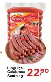 Rossi Supermercado Linguiça Calabresa Seara oferta