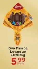 Rossi Supermercado Ovo Páscoa Lovare ao Leite oferta