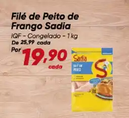 Dia Filé de Peito de Frango Sadia IQF Congelado oferta