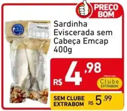 Extrabom Supermercados Sardinha Eviscerada sem Cabeça Emcap oferta