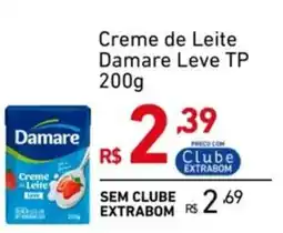 Extrabom Supermercados Creme de Leite Damare Leve TP oferta