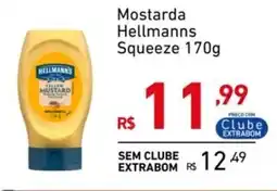 Extrabom Supermercados Mostarda Hellmanns Squeeze oferta