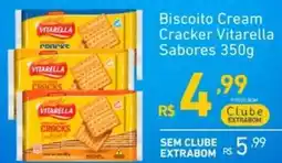 Extrabom Supermercados Biscoito Cream Cracker Vitarella Sabores oferta