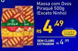 Extrabom Supermercados Massa com Ovos Piraquê 500g (Exceto Ninho) oferta