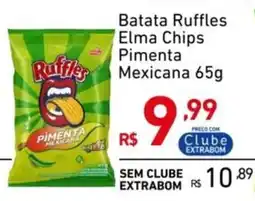 Extrabom Supermercados Batata Ruffles Elma Chips Pimenta Mexicana oferta