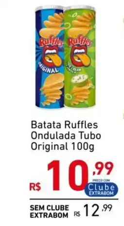 Extrabom Supermercados Batata Ruffles Ondulada Tubo Original oferta