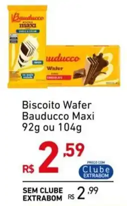 Extrabom Supermercados Biscoito Wafer Bauducco Maxi oferta