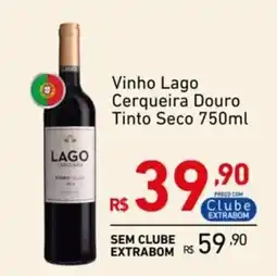 Extrabom Supermercados Vinho Lago Cerqueira Douro Tinto Seco oferta