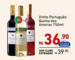 Extrabom Supermercados Vinho Português Quinta das Amoras oferta