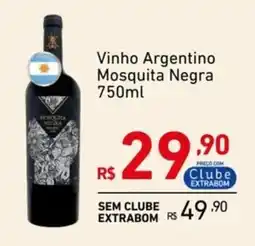 Extrabom Supermercados Vinho Argentino Mosquita Negra oferta