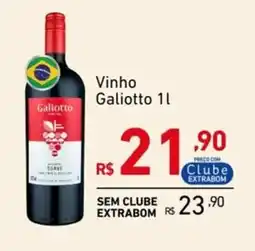 Extrabom Supermercados Vinho Galiotto oferta