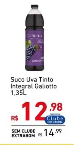 Extrabom Supermercados Suco Uva Tinto Integral Galiotto oferta