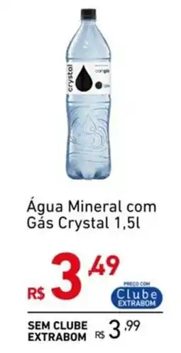 Extrabom Supermercados Água Mineral com Gás Crystal oferta