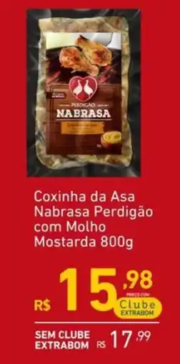 Extrabom Supermercados Coxinha da Asa Nabrasa Perdigão com Molho Mostarda oferta