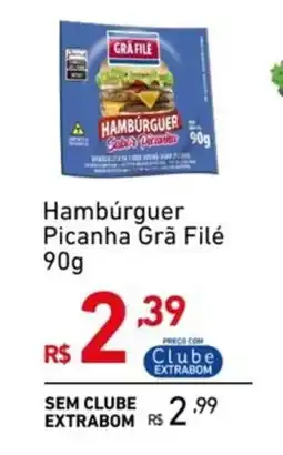 Extrabom Supermercados Hambúrguer Picanha Grã Filé oferta