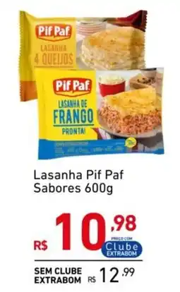 Extrabom Supermercados Lasanha Pif Paf Sabores oferta