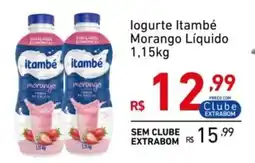 Extrabom Supermercados logurte Itambé Morango Líquido oferta