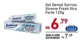Extrabom Supermercados Gel Dental Sorriso Xtreme Fresh Xtra Forte oferta