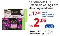 Extrabom Supermercados Kit Sabonete Lux Botanicals oferta