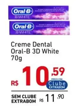 Extrabom Supermercados Creme Dental Oral-B 3D White oferta