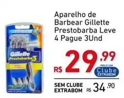 Extrabom Supermercados Aparelho de Barbear Gillette Prestobarba oferta