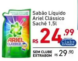 Extrabom Supermercados Sabão Líquido Ariel Clássico oferta