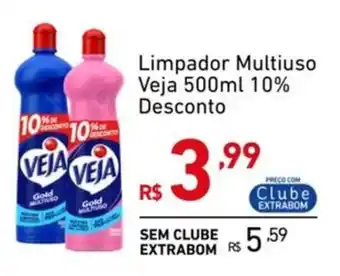 Extrabom Supermercados Limpador Multiuso Veja oferta