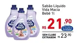 Extrabom Supermercados Sabão Líquido Vida Macia Bebê oferta