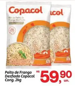 Fort Atacadista Peito de Frango Desfiado Copacol Cong. oferta
