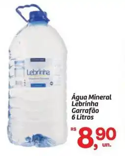 Fort Atacadista Água Mineral Lebrinha Garrafão oferta