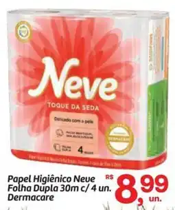 Fort Atacadista Papel Higiênico Neve Folha Dupla 30m c/ 4 un. Dermacare oferta