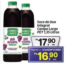 Fort Atacadista Suco de Uva Integral Campo Largo PET oferta