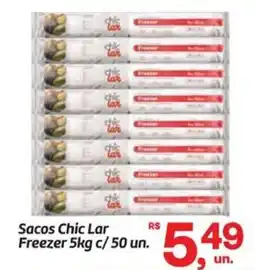 Fort Atacadista Sacos Chic Lar Freezer c/50 un. oferta