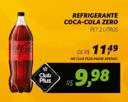 Supermercado Cubatao Refrigerante coca-cola zero pet oferta