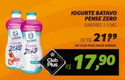 Supermercado Cubatao Iogurte batavo pense zero sabores oferta